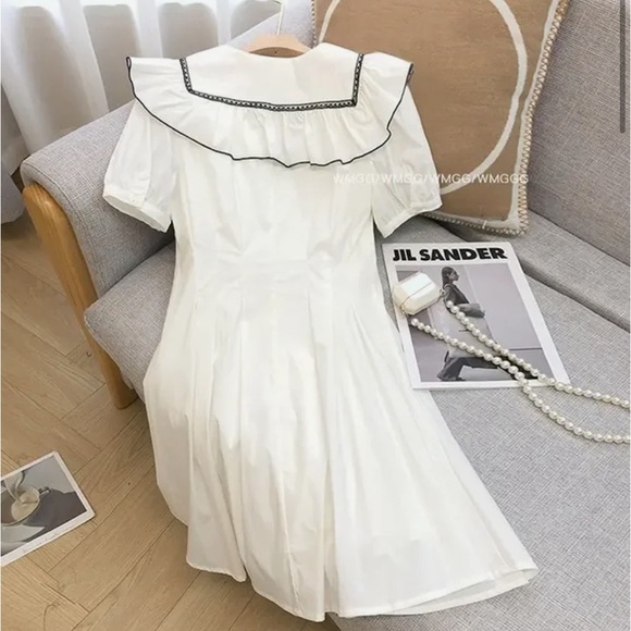 Never Worn. Harajuku Cute White Dress - Picture 2 of 4